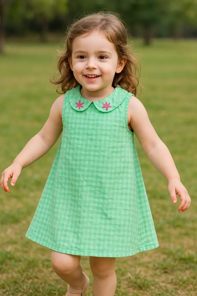 Roll0ver Sea Green Top (2Y)