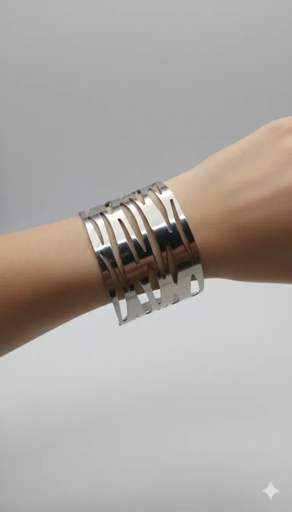 Silver Gold Bracelet