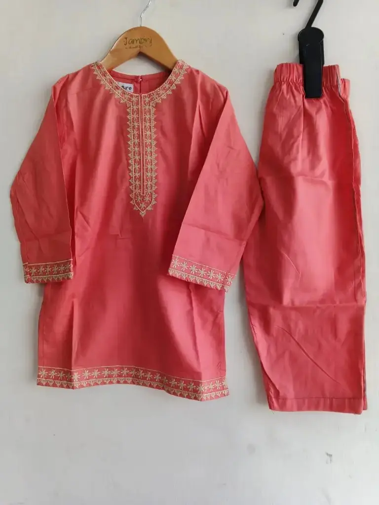 Kc Peach EMB 2Piece