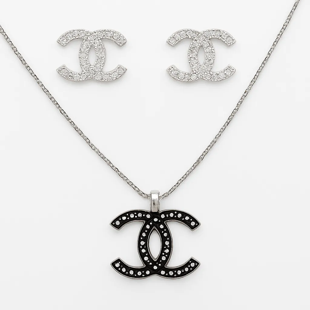 Silver Chanel Necklace