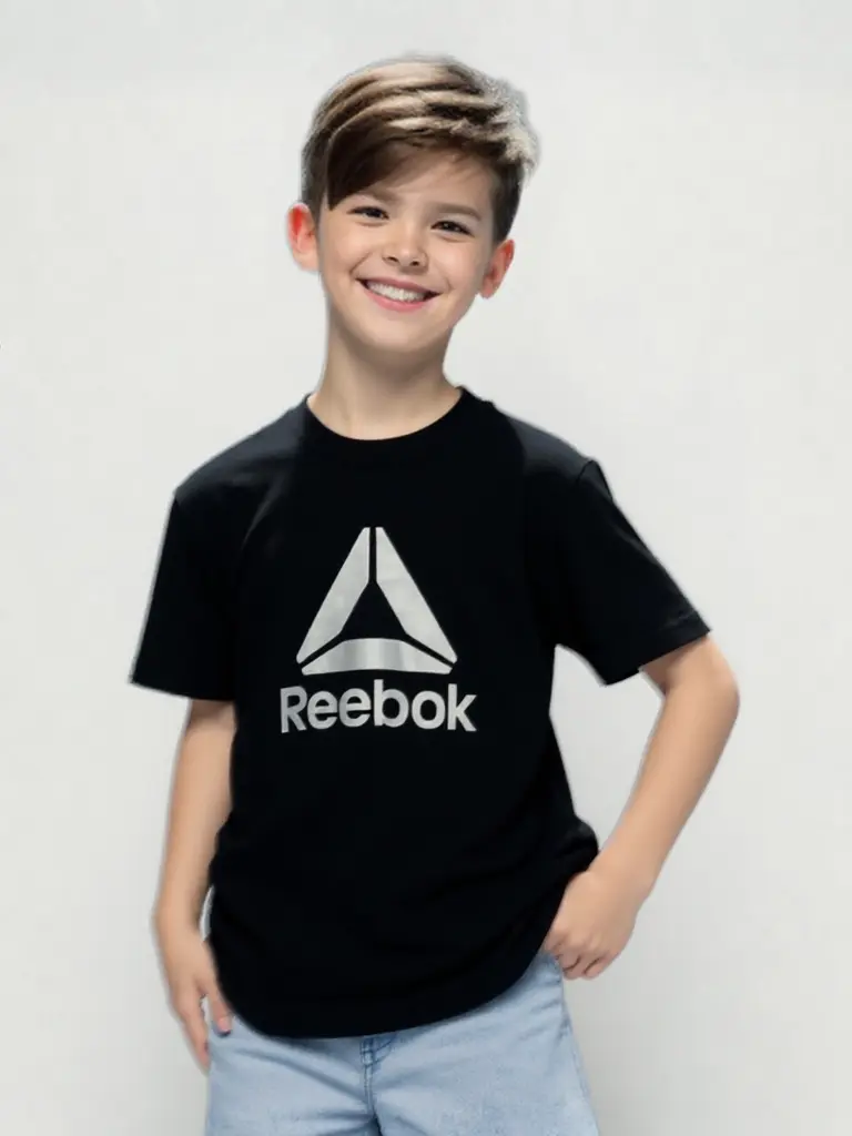 Rebook Black T Shirts 