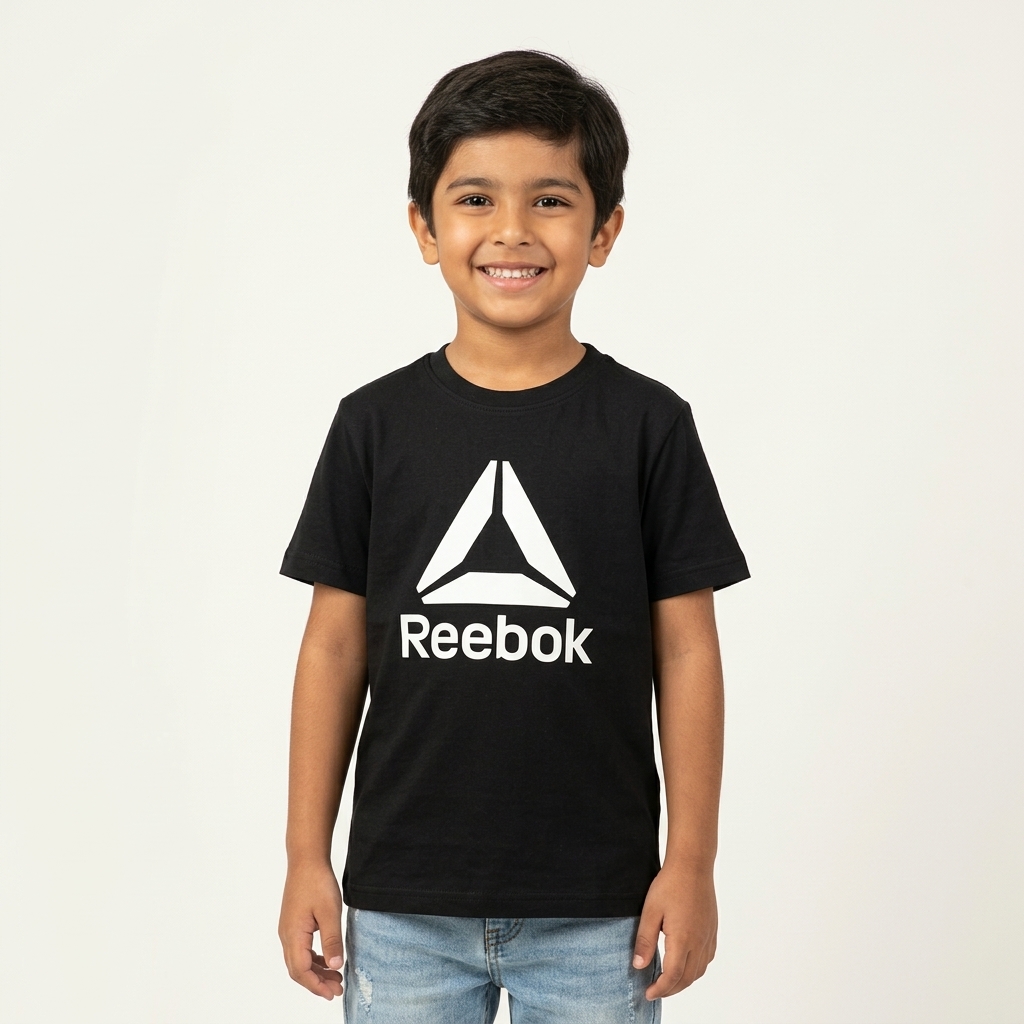 Rebook Black T Shirts  (8)