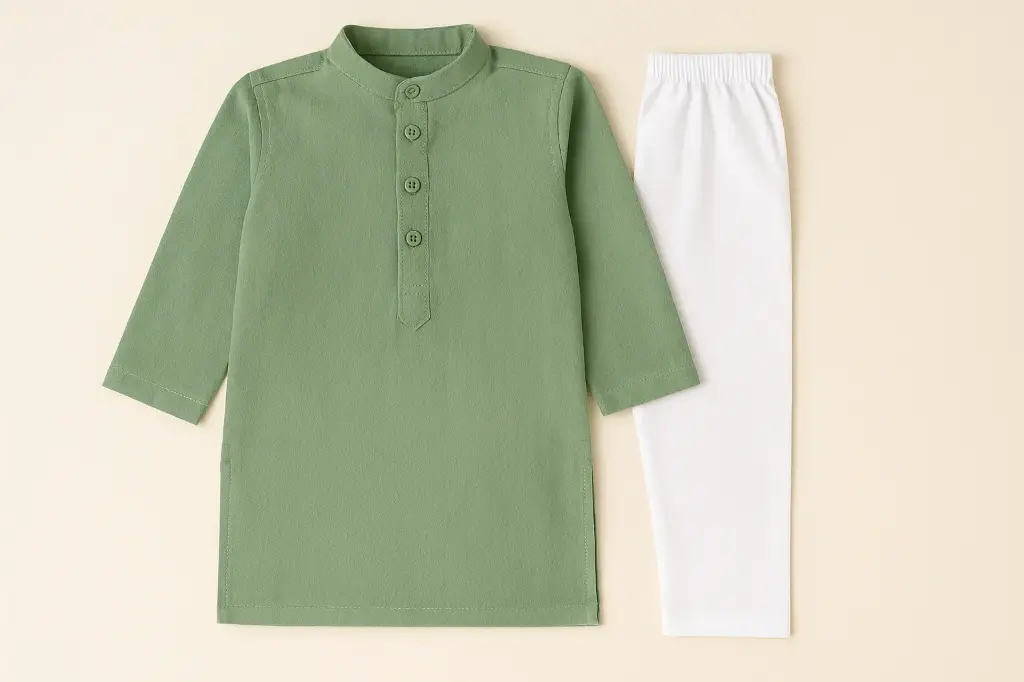 Boys Pista Kurta Trouser