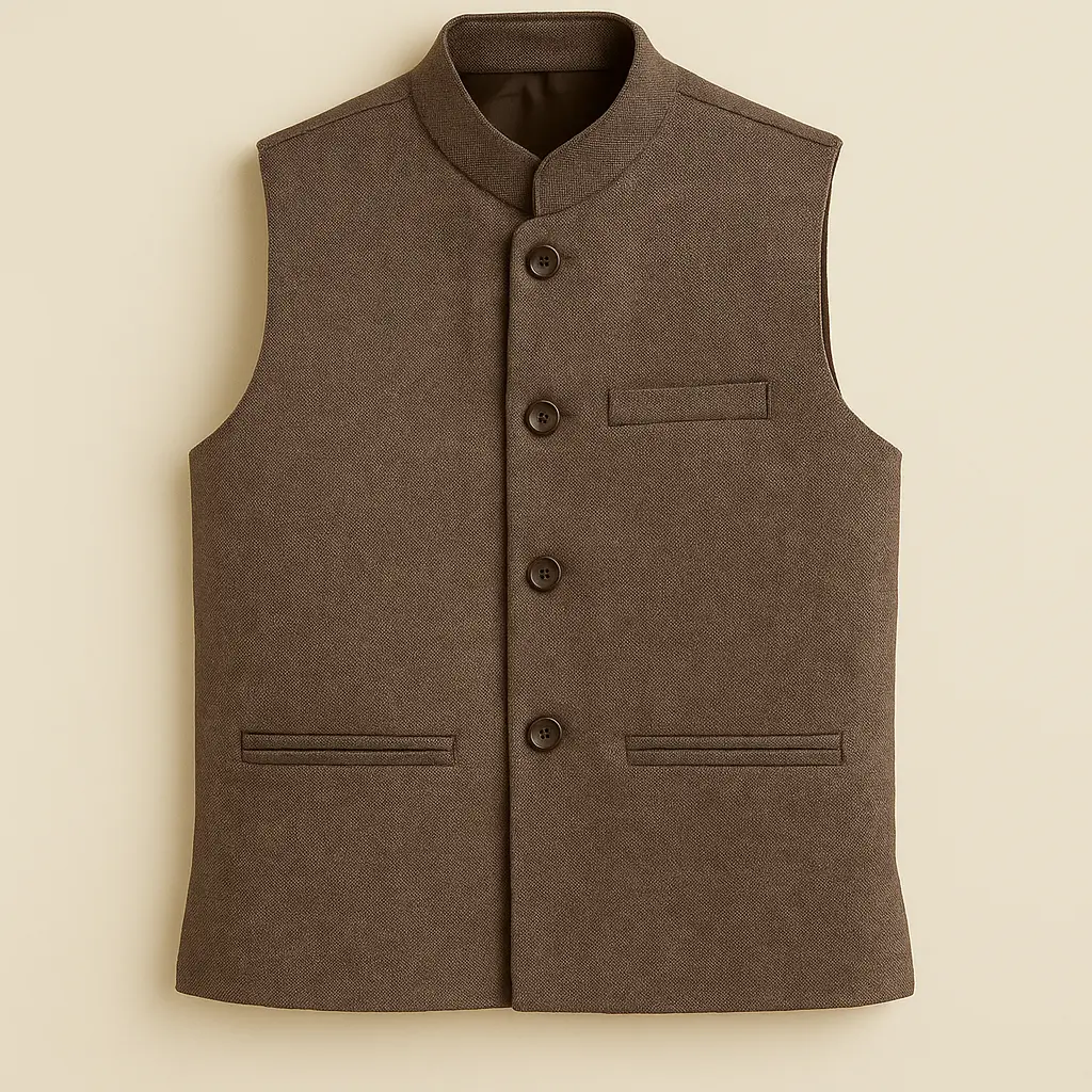 Boys Mehndi Waistcoat