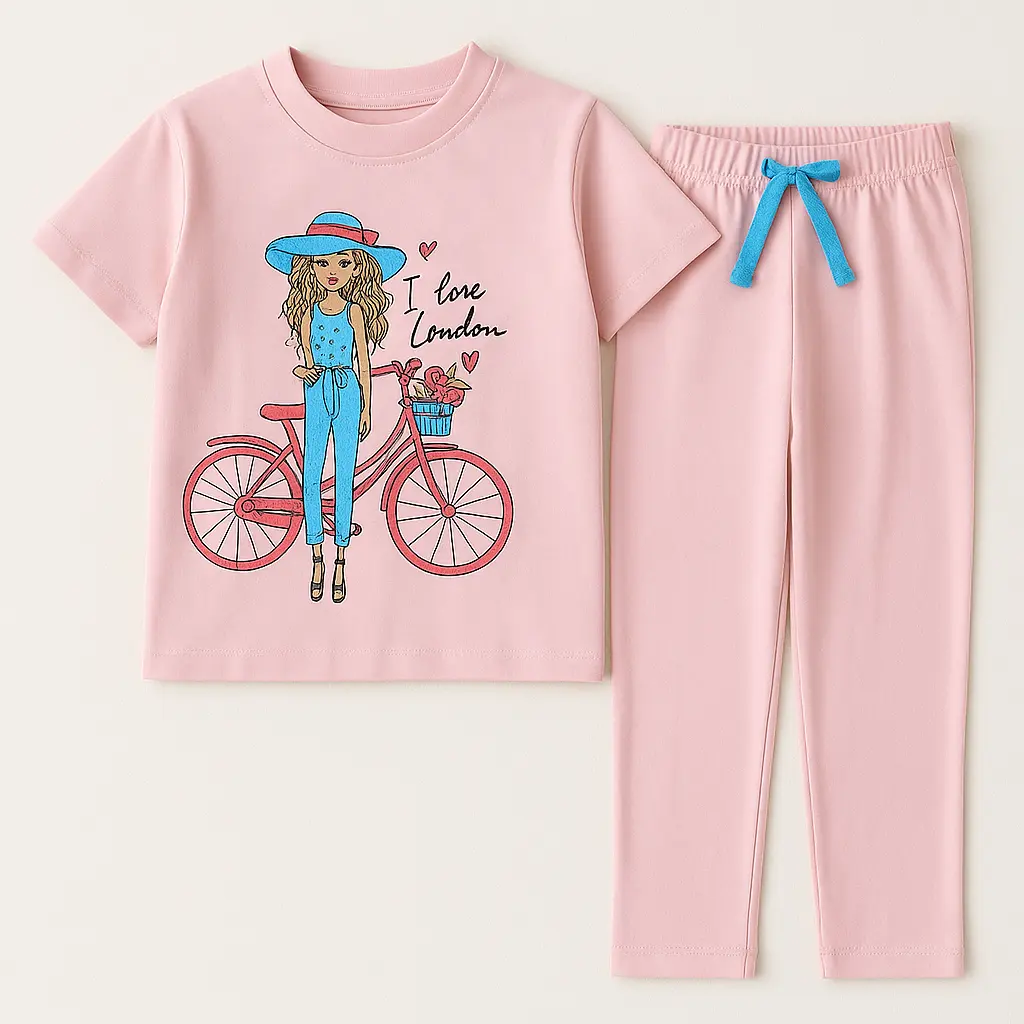 Hopscotch Light Pink Co-Ord Set