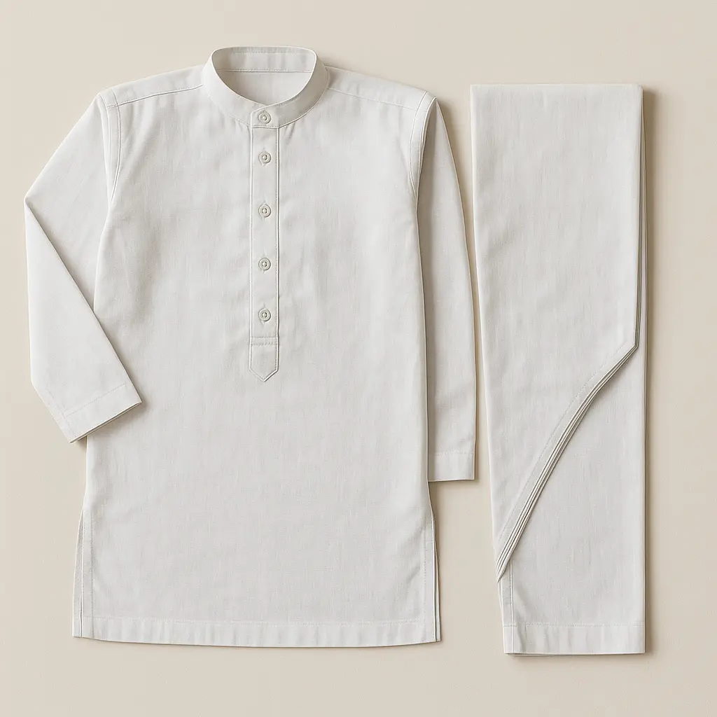 Minni Tinni White Shalwar Kameez