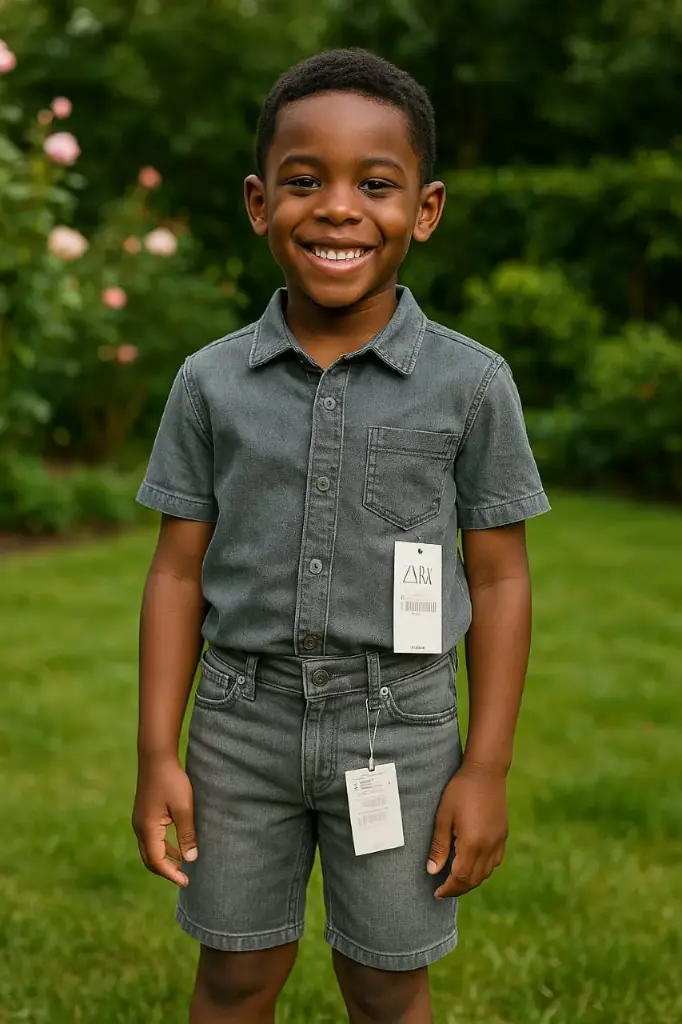 Zara Light Grey Shorts (7-8Y)