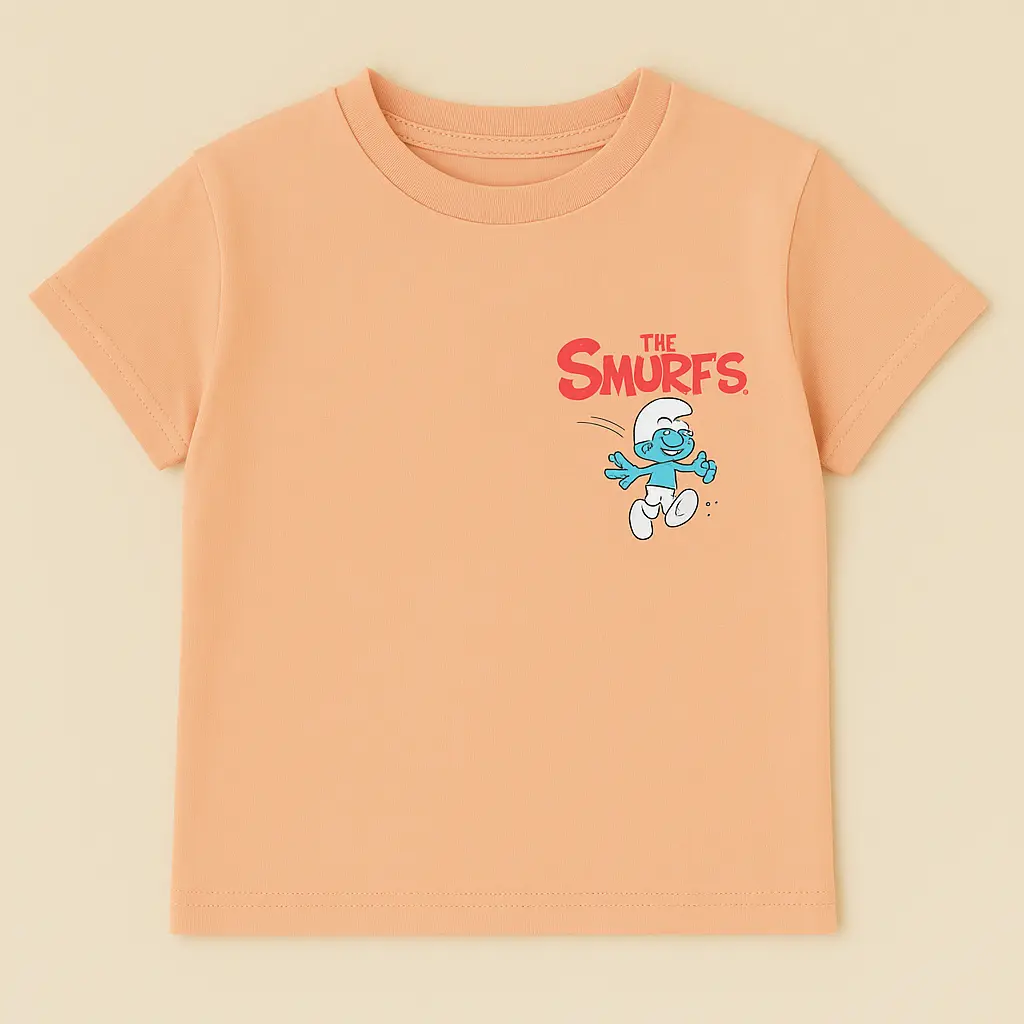 Rollover Light Peach T-Shirt (5-6Y)