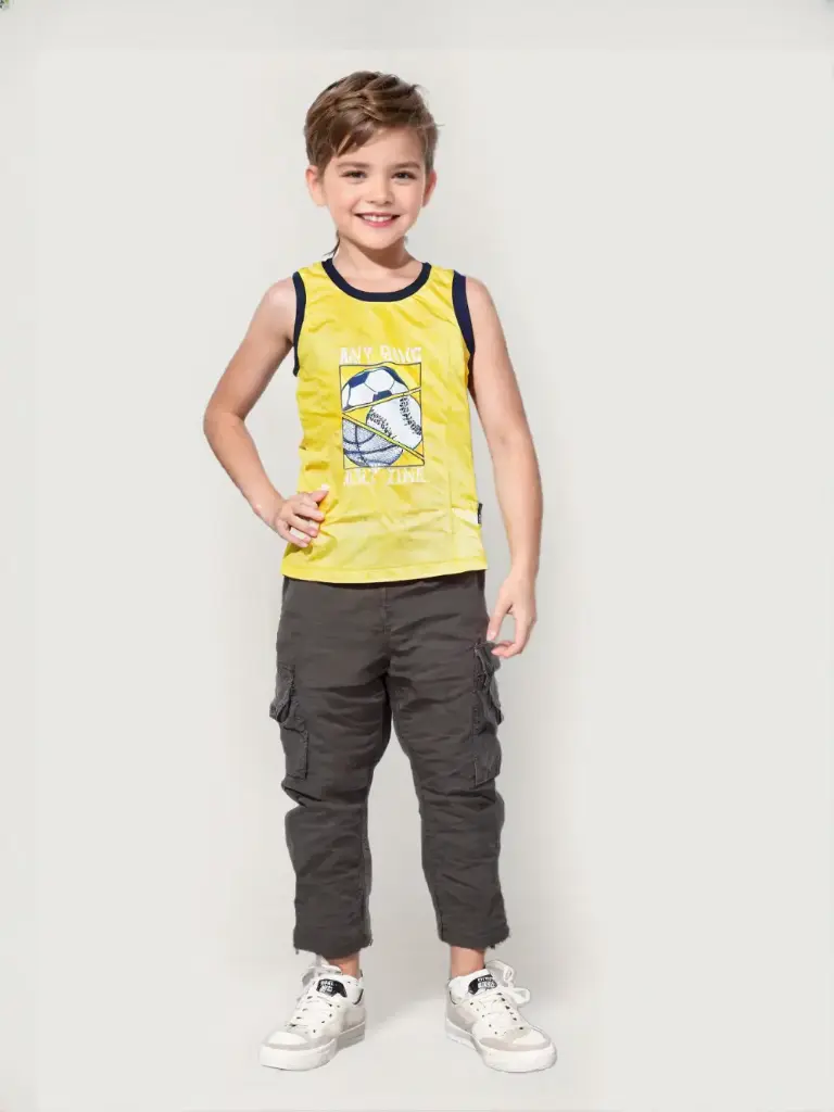 Rollover Yellow Football Sando (7-8Y)
