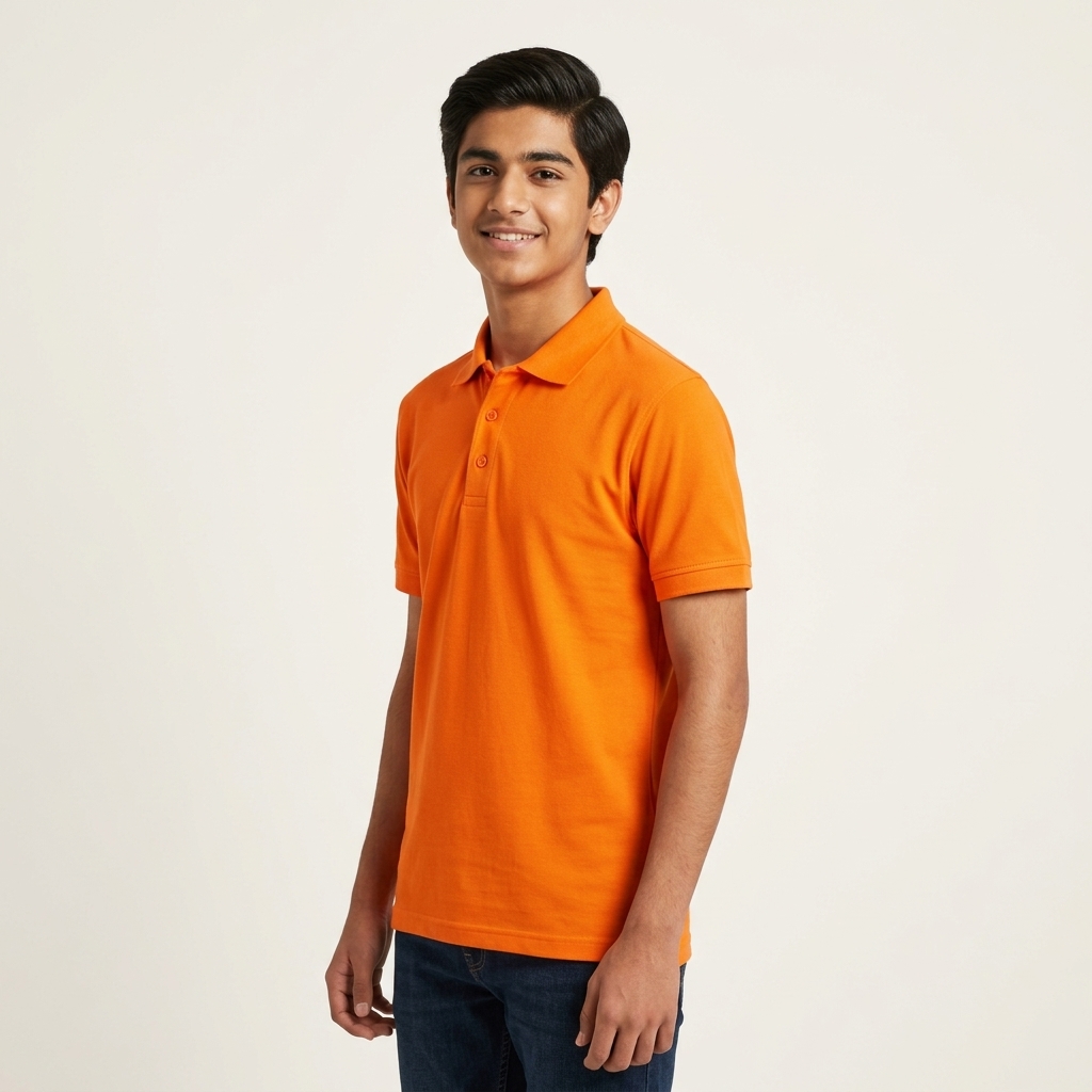 PayPerWear Orange Polo