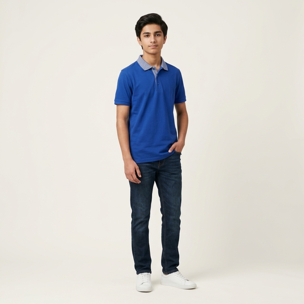 PayPerWear Blue Polo