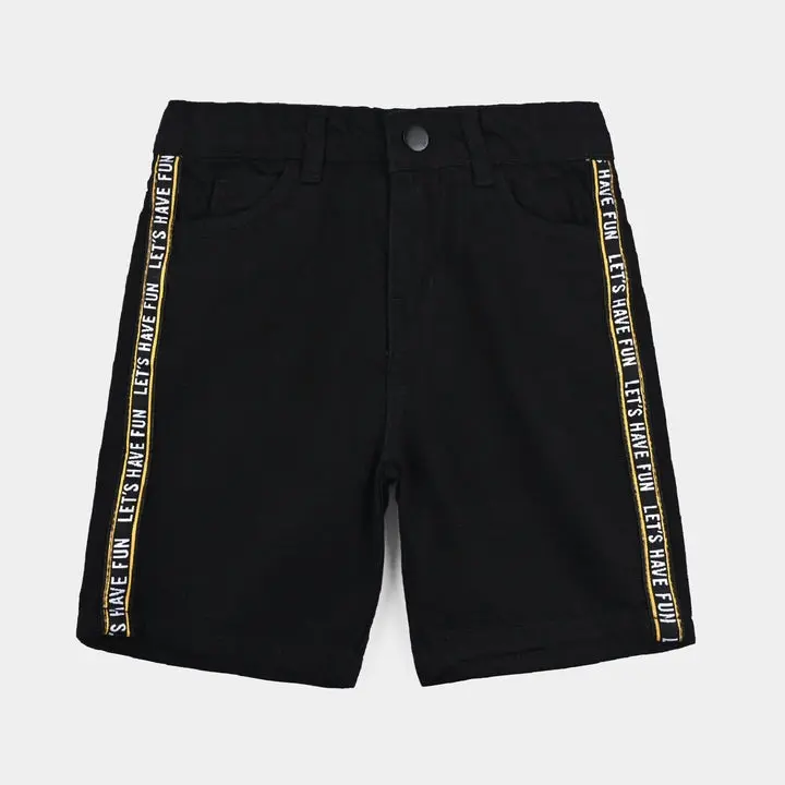 Bacha Party Black Denim Shorts