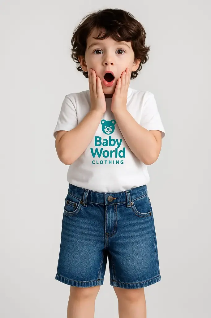 Engine Blue Denim Shorts