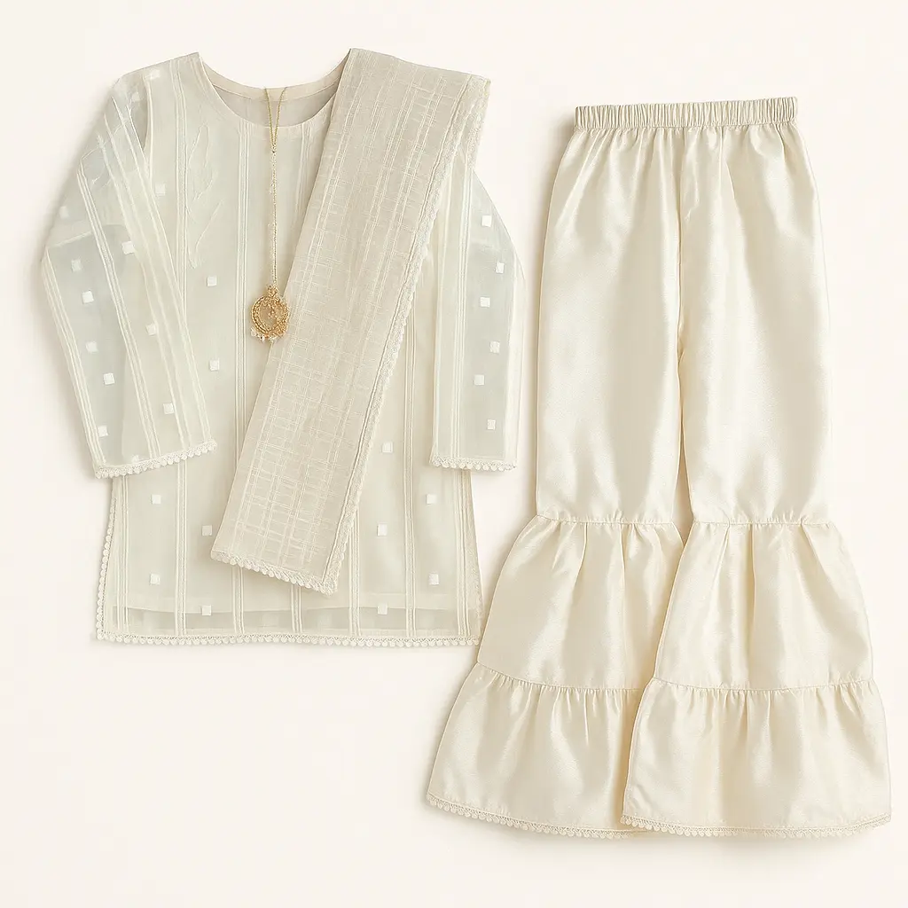 Sapphire 3PC Suit Offwhite