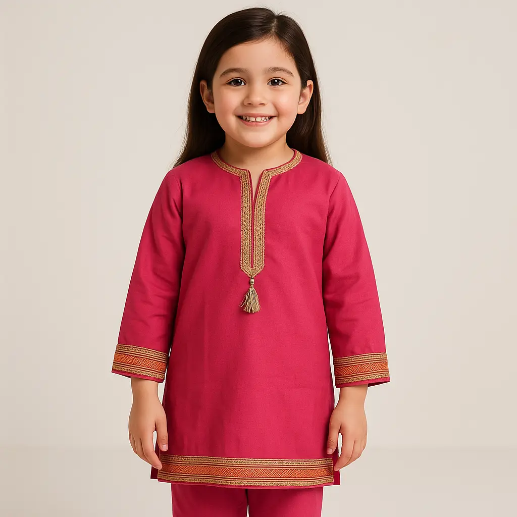 Kids Couture Pink Kurti