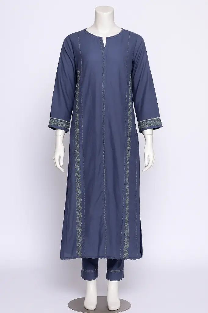 Sapphire Grey EMB Shirt