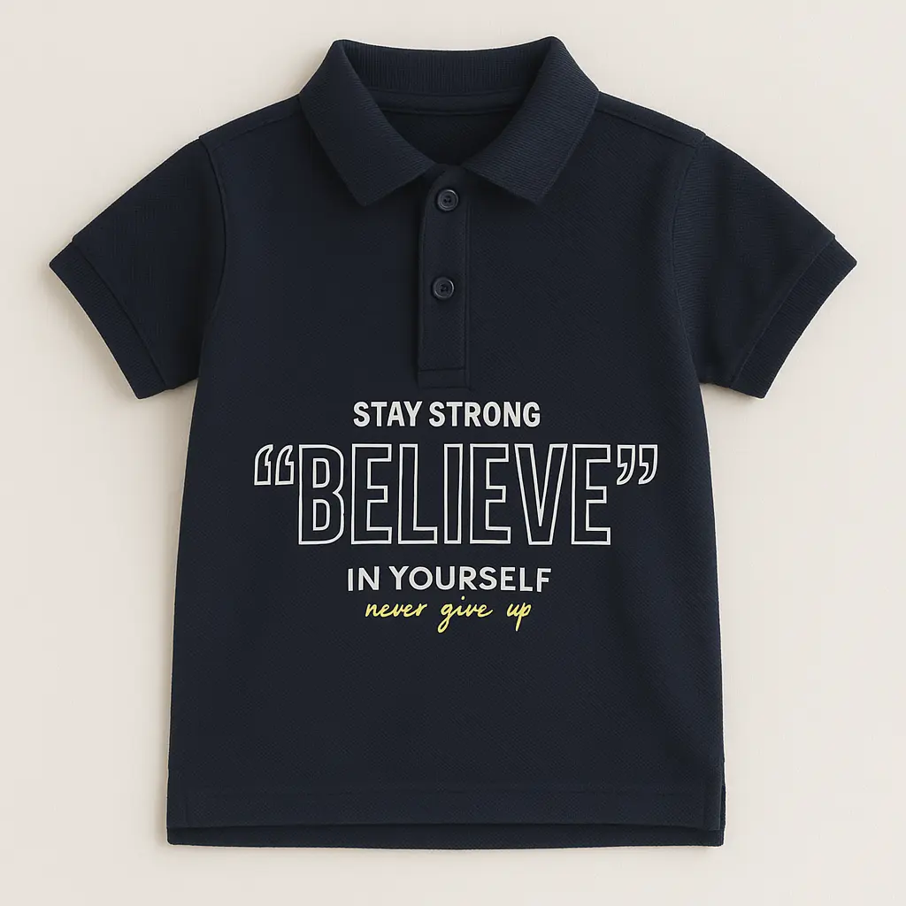 ELO Navy Blue Stay Strong Polo (1-2Y)