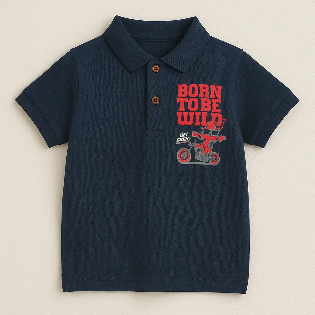 ELO Dark N.B Born To Be Wild Polo (1-2Y)