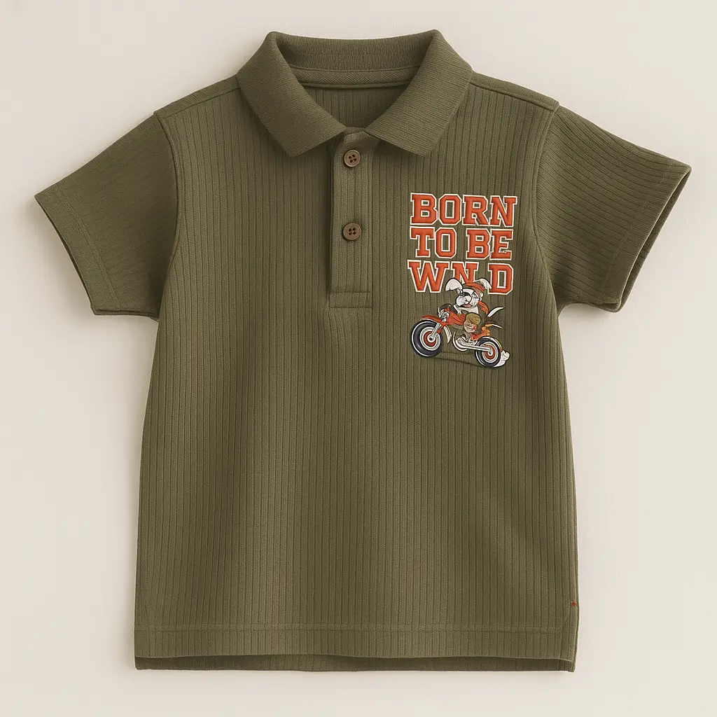 ELO Olive Green Polo (2-3Y)