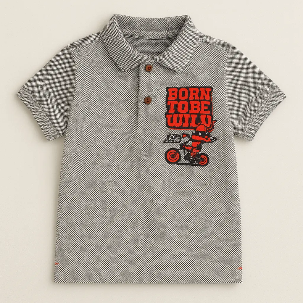 ELO Black & White Born To be Wild Polo