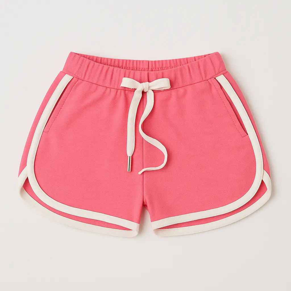 RollOver Pink Blended Shorts