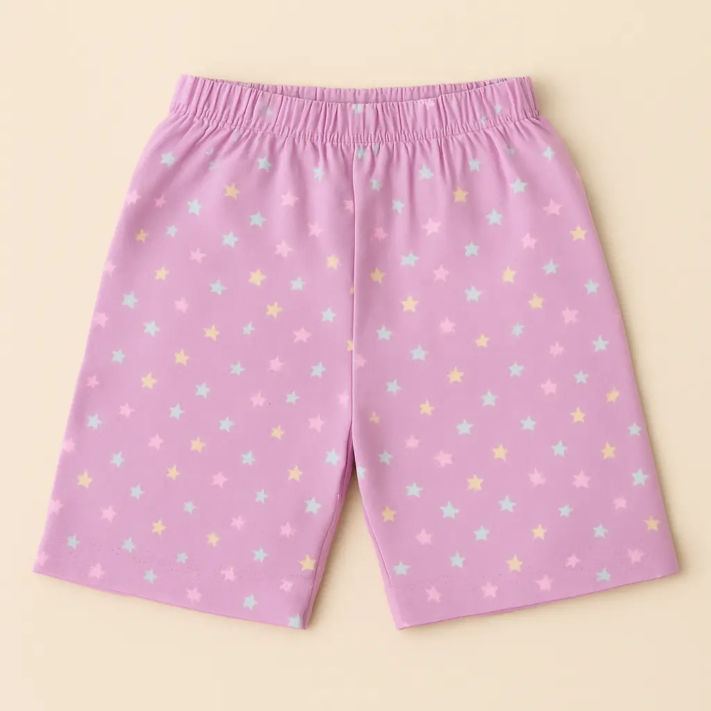RollOver Star Cotton Shorts