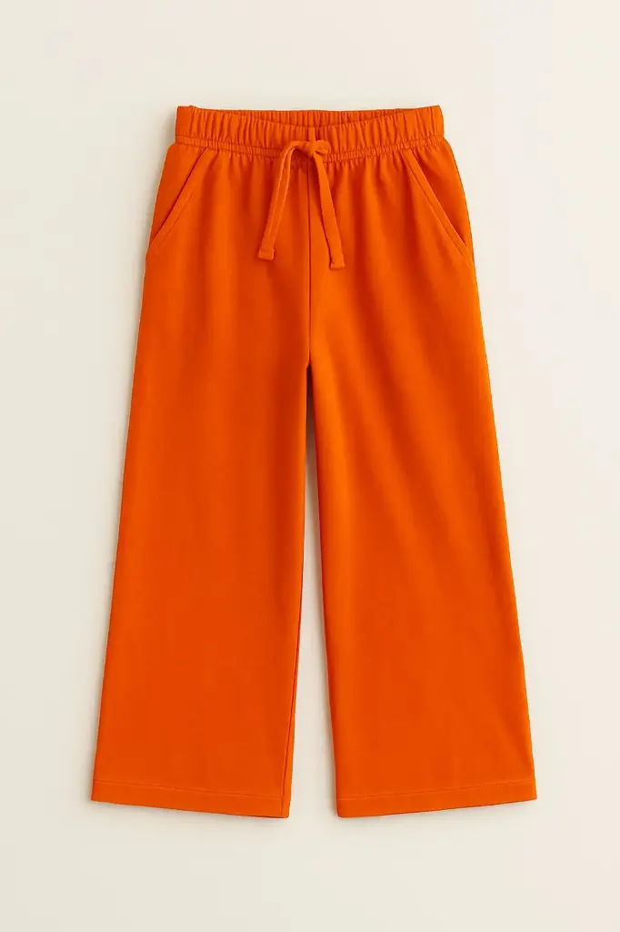 RollOver Orange Blended Trouser