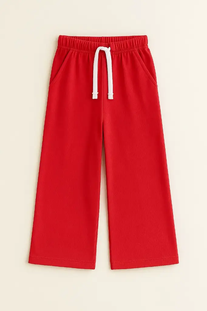RollOver Red Blended Trouser (12-18M)