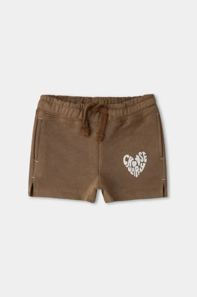 RollOver Brown girls Short (2-3Y)