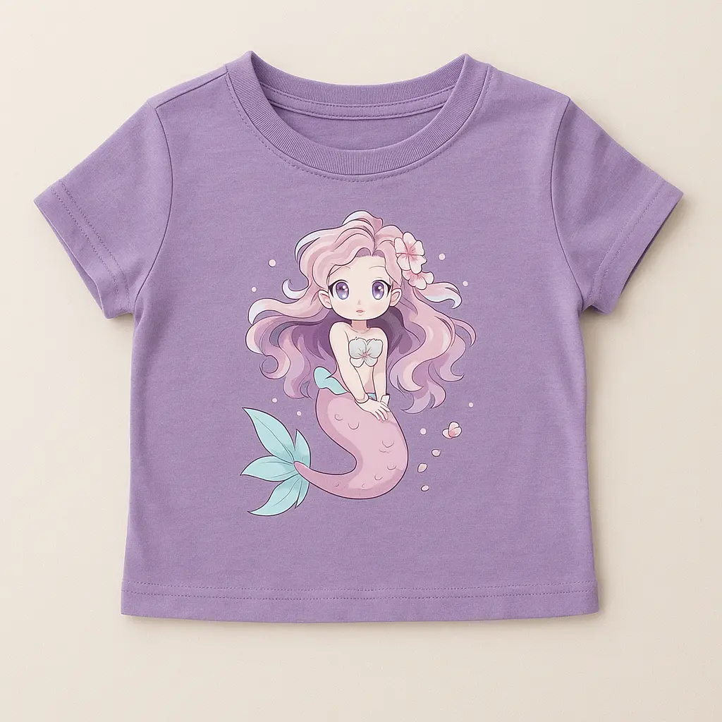 Minnie Minors Mermaid TShirt  (24-36M)