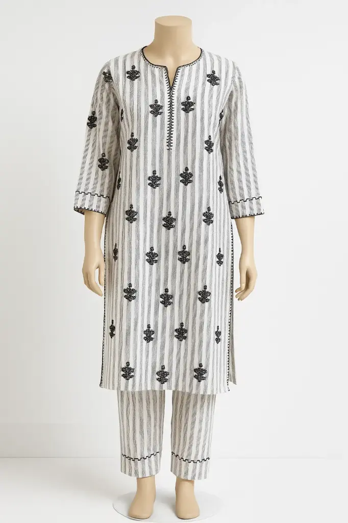 Beechtree Black&white 2PC Suit (S)