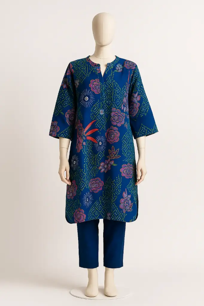 Beechtree Printed Lawn Shirt (S)