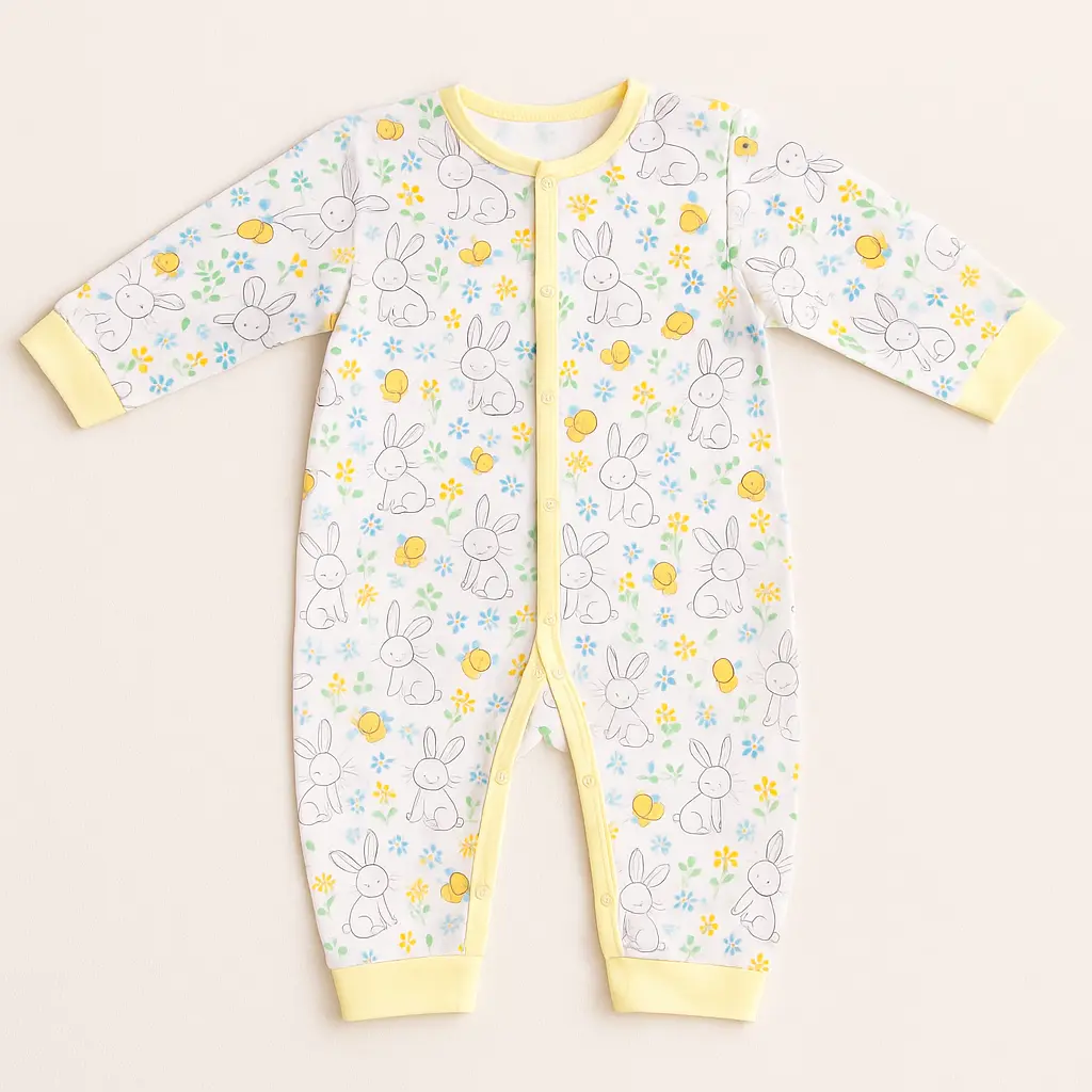 MiniCar Infant Multi flower Romper (9-12M)