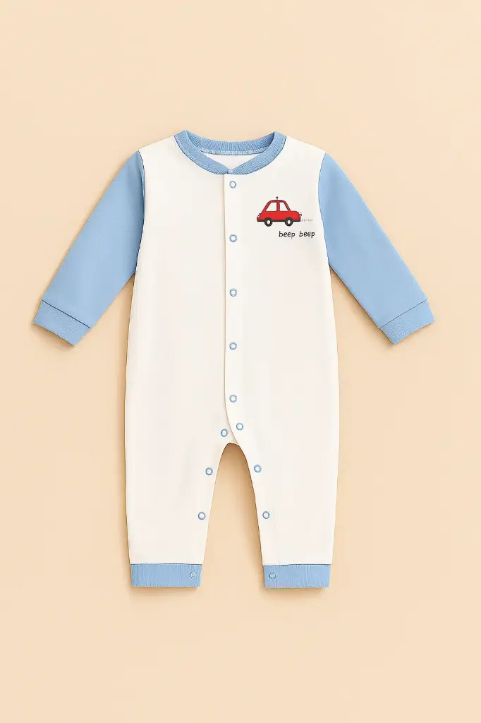 MiniCar Infant Beep Romper