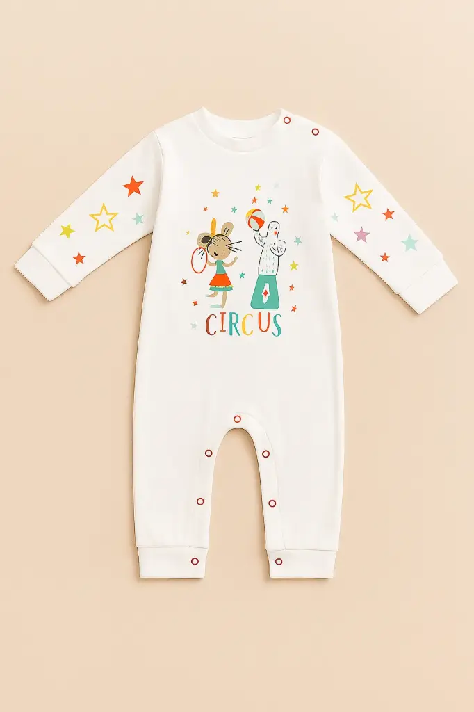 MiniCar Infant circus Romper