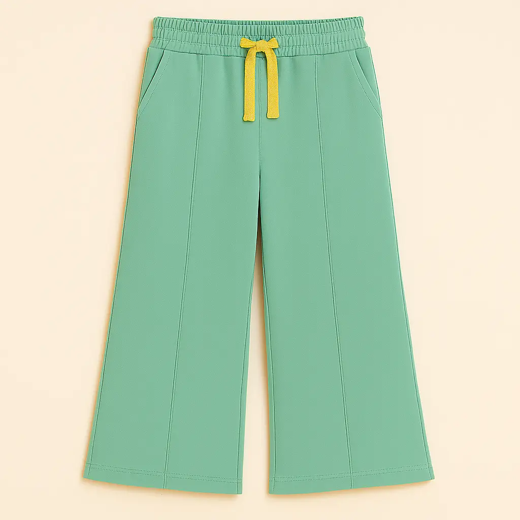 Rollover Girls green trouser (2-3Y)