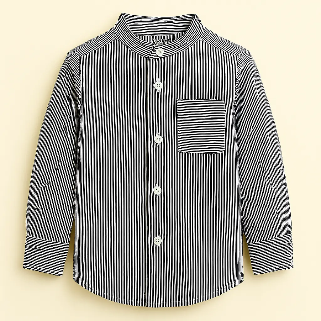 RollOver Black and White Shirt