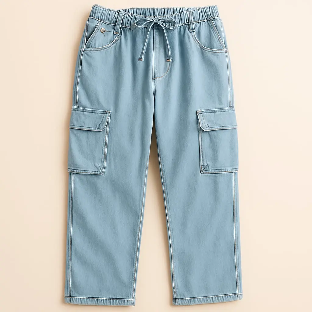 Turbo baggy Ice blue Jeans (32)