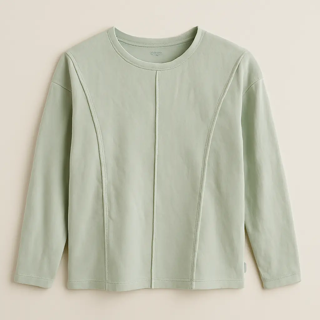 RollOver Mint Glitter Tee (7-8Y)