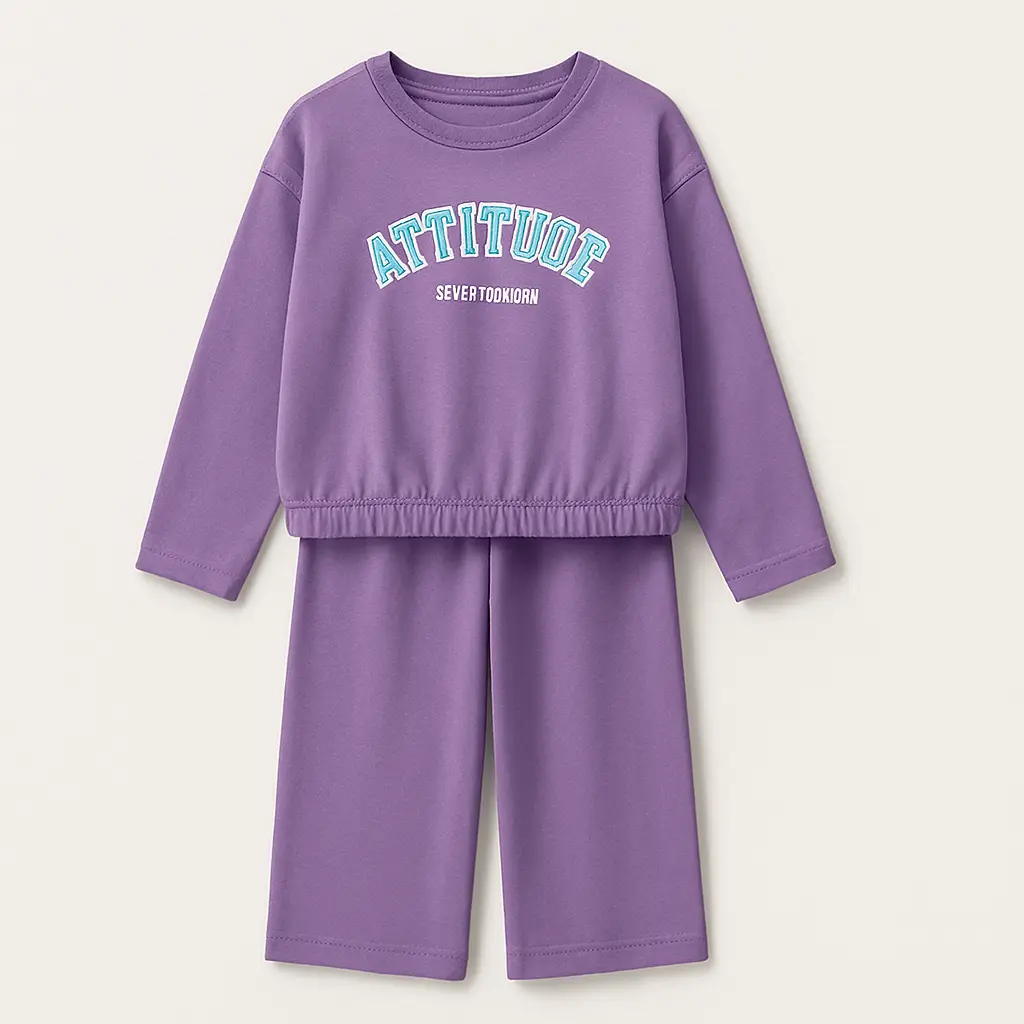 RollOver Lilac Cropped Co-ord Set
