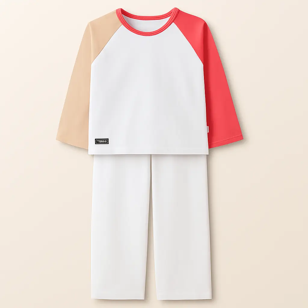 RollOver Girls Contrast Co-ord Set