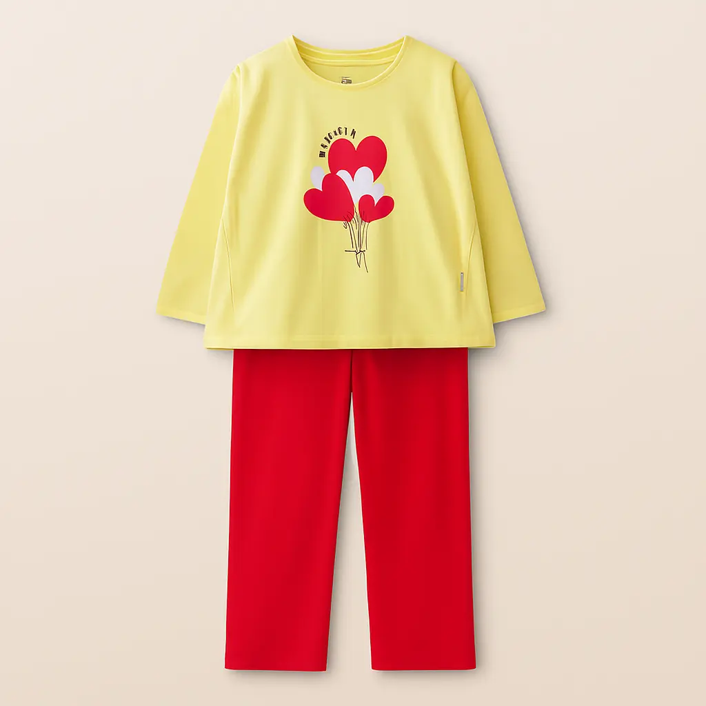 RollOver Sunny Hearts Co-ord Set