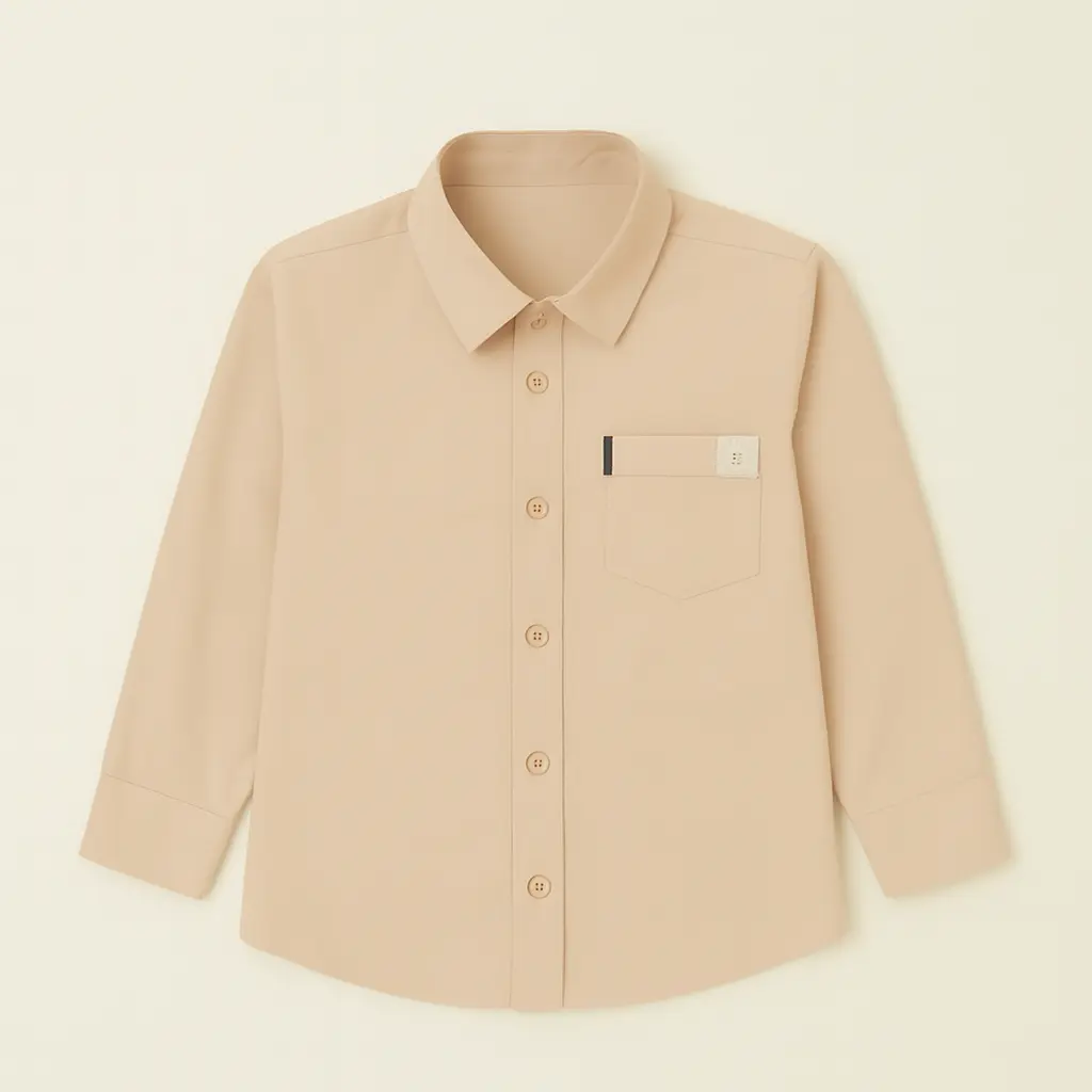 RollOver Classic Beige Chambray Shirt