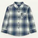 Sfera Boys Blue Check wool Shirt