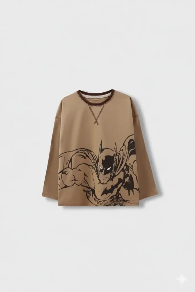 RollOver Beige Heroic Drop Tee (5-6Y)