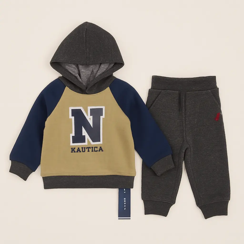ELO Nautica Olive blue Co-Ord Set (6-12M)