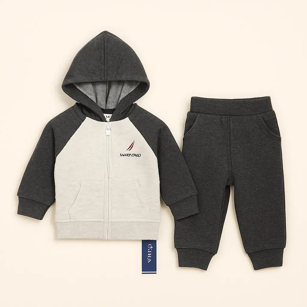 ELO Nautica Grey Zipper Co-Ord Set