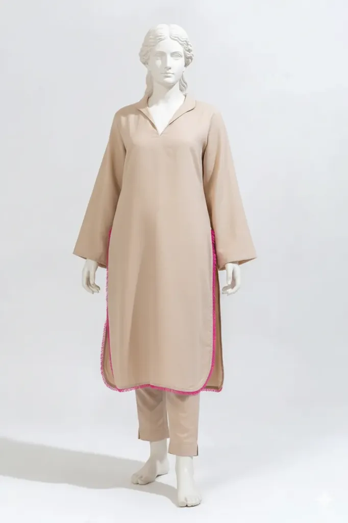 Beechtree 2 Piece Basic Khaddar Suit (S)