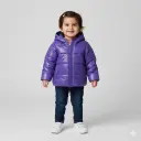 RollOver Girls Purple Puffer Jacket