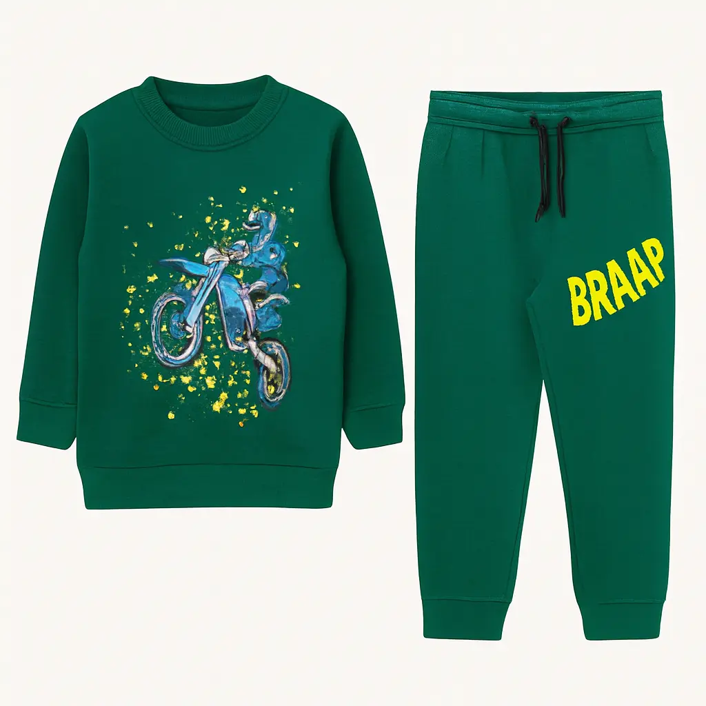 Minnie Tinnie Boys Bike Rider Co-Ord Set (9-10Y)